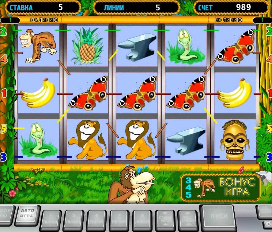 Slot machine Crazy Monkey